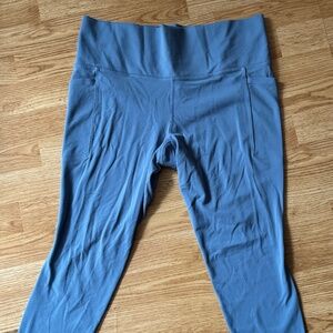 Athleta Salutation Stash Pocket II 7/8 Tight - XL Slate Gray